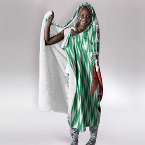 Custom Nigeria Football Hooded Blanket Go Champions