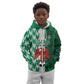 Custom Nigeria Football Kid Hoodie Go Champions