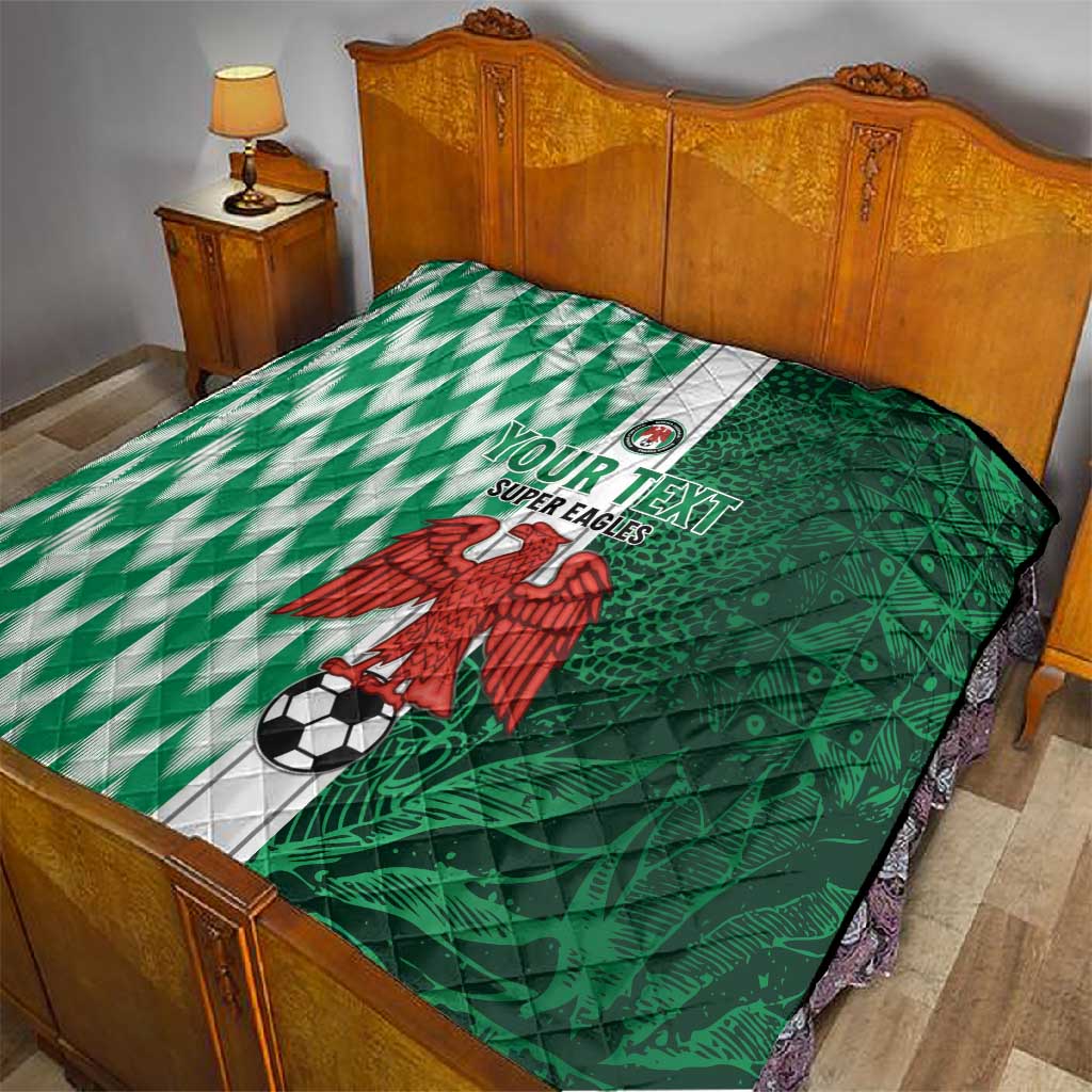 Custom Nigeria Football Quilt Go Champions