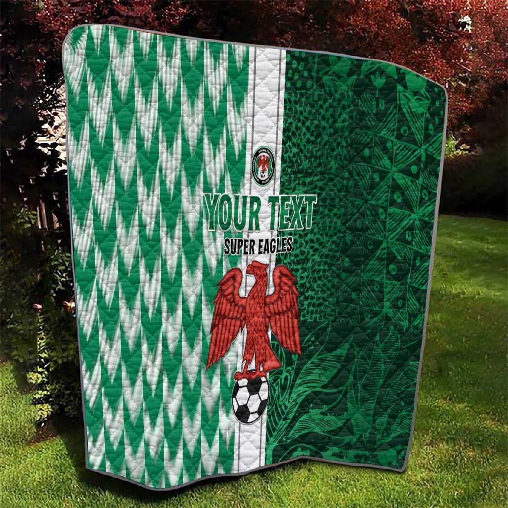 Custom Nigeria Football Quilt Go Champions