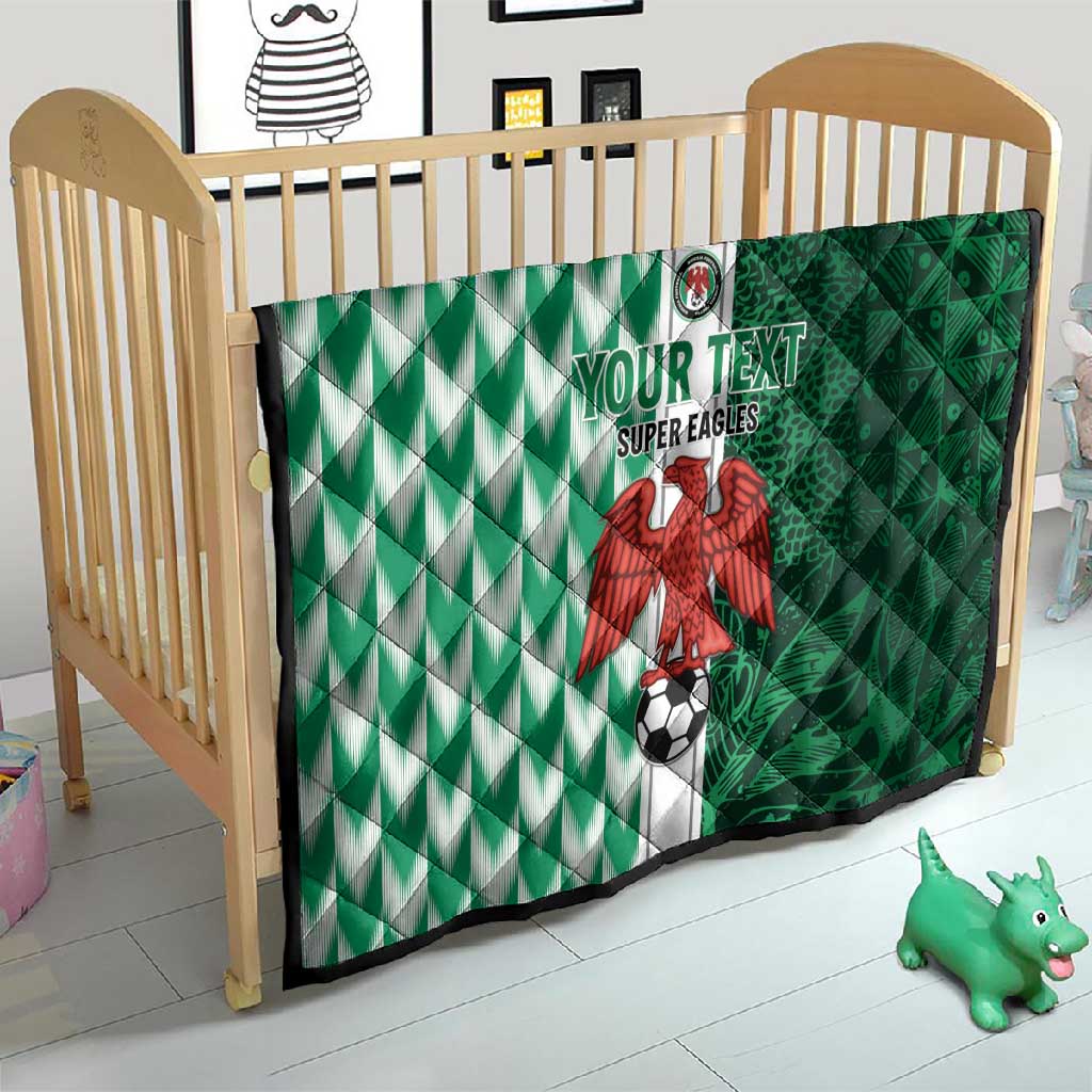 Custom Nigeria Football Quilt Go Champions