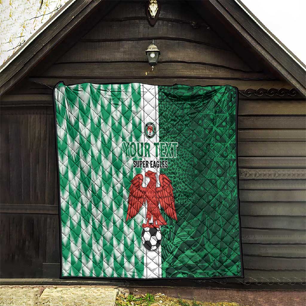 Custom Nigeria Football Quilt Go Champions