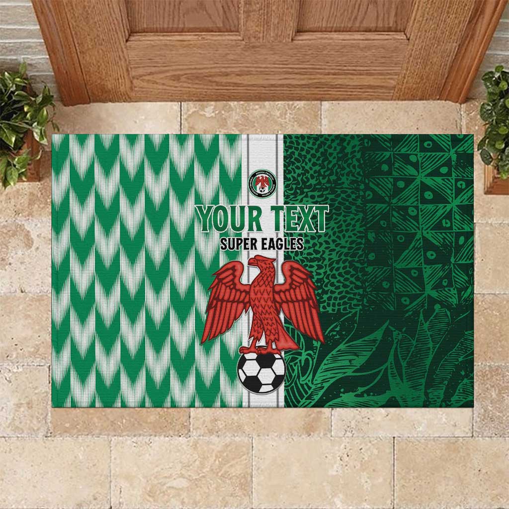 Custom Nigeria Football Rubber Doormat Go Champions
