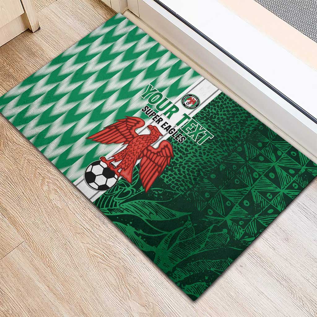 Custom Nigeria Football Rubber Doormat Go Champions