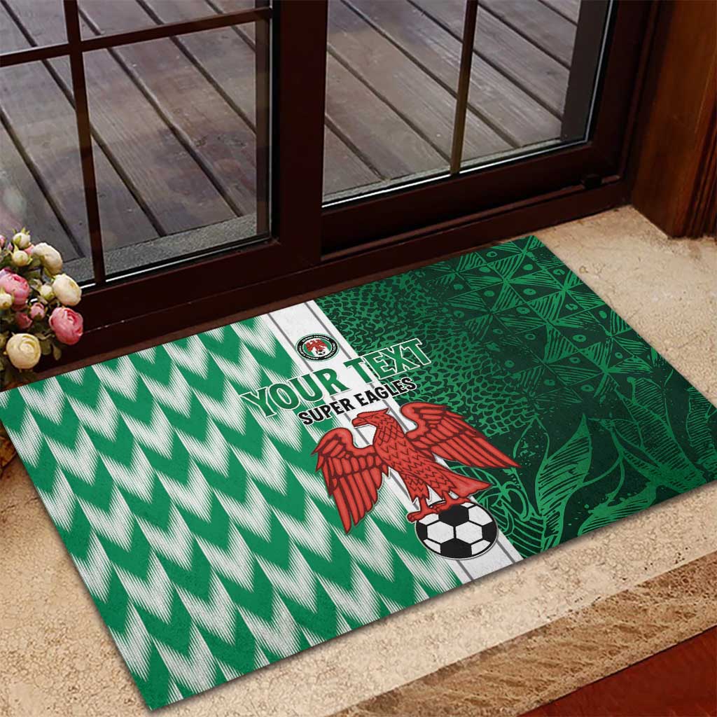 Custom Nigeria Football Rubber Doormat Go Champions