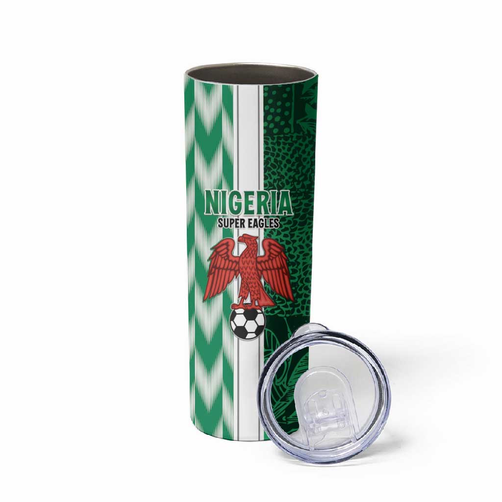 Custom Nigeria Football Skinny Tumbler Go Champions