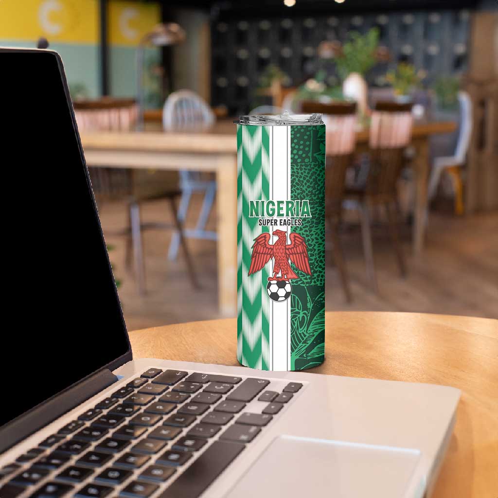 Custom Nigeria Football Skinny Tumbler Go Champions