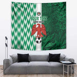 Custom Nigeria Football Tapestry Go Champions