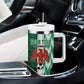 Custom Nigeria Football Tumbler With Handle Go Champions