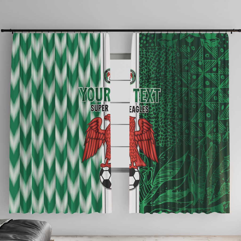Custom Nigeria Football Window Curtain Go Champions