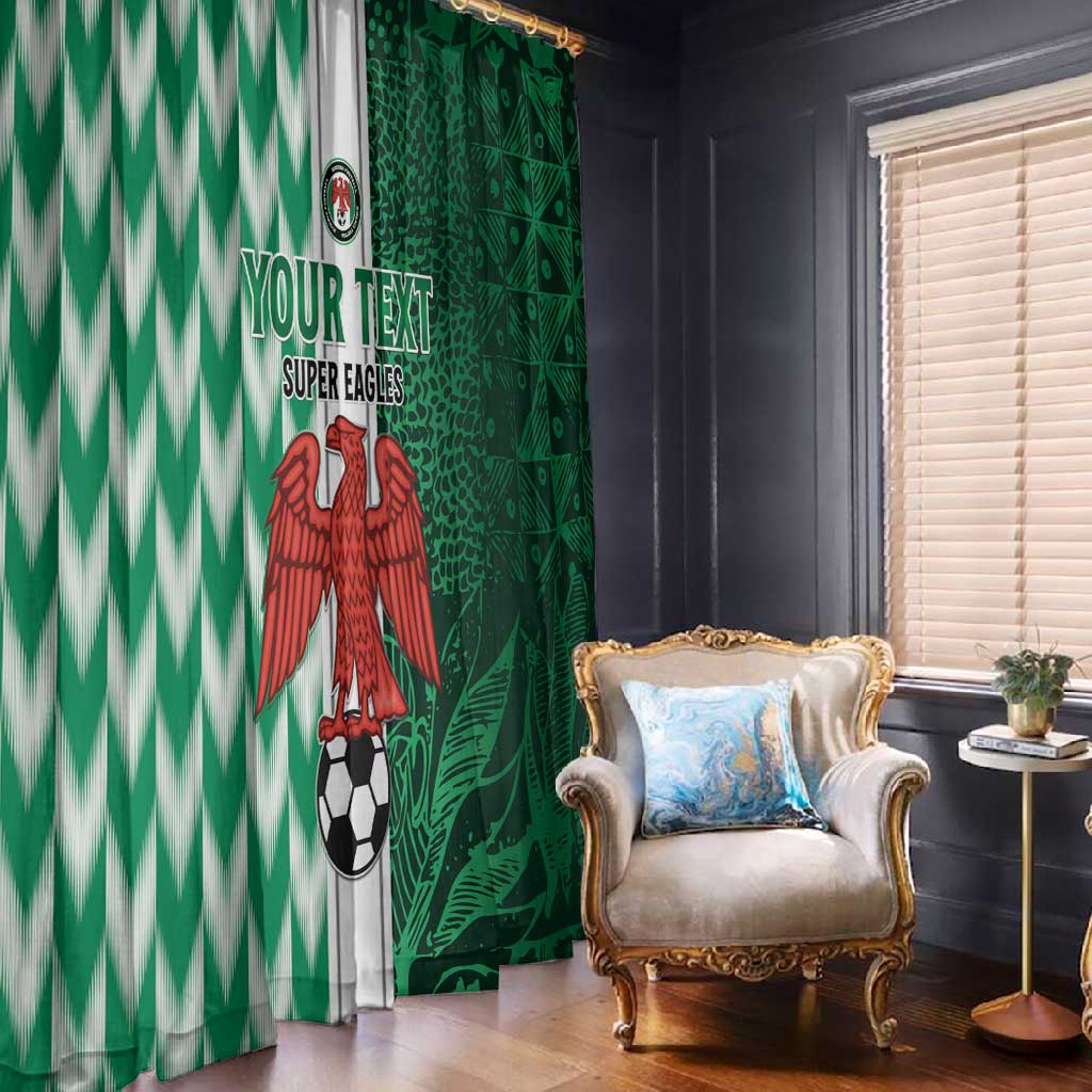 Custom Nigeria Football Window Curtain Go Champions