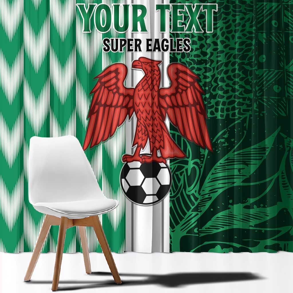 Custom Nigeria Football Window Curtain Go Champions