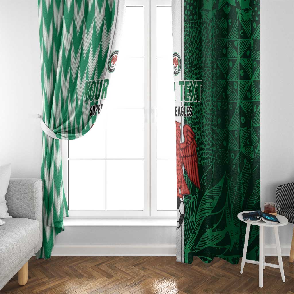 Custom Nigeria Football Window Curtain Go Champions