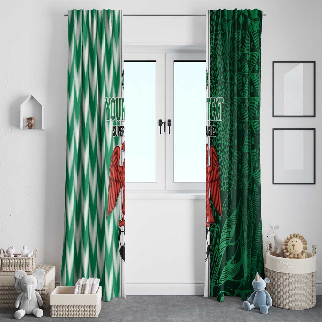Custom Nigeria Football Window Curtain Go Champions