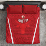 Custom Madagascar Football Bedding Set Go Champions