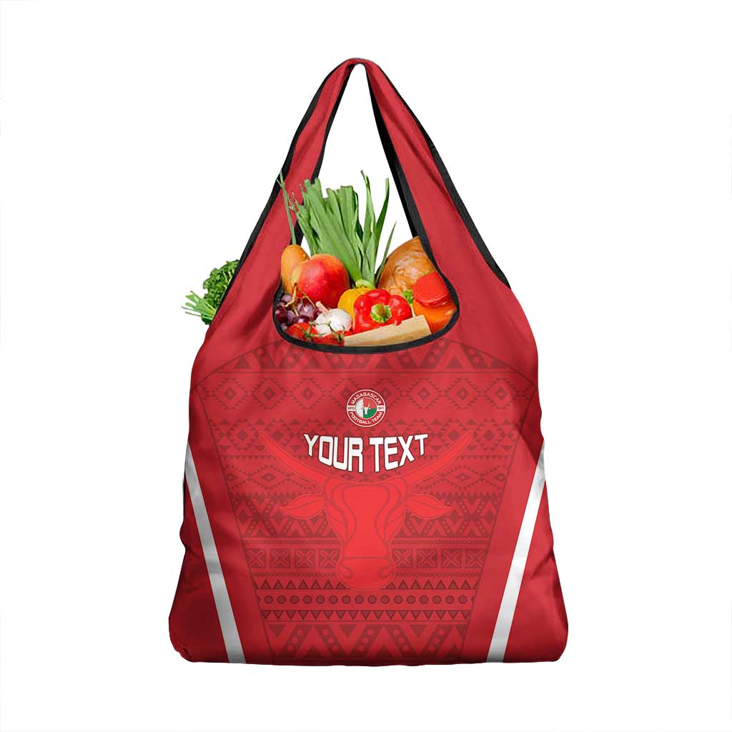 Custom Madagascar Football Grocery Bag Go Champions