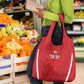 Custom Madagascar Football Grocery Bag Go Champions
