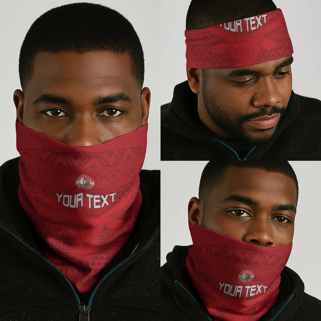 Custom Madagascar Football Neck Gaiter Go Champions LT15