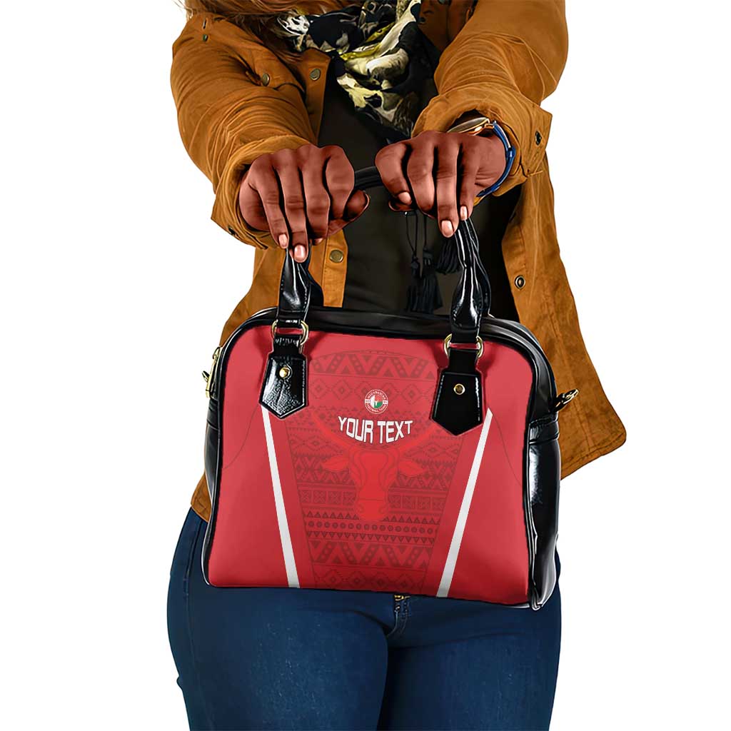 Custom Madagascar Football Shoulder Handbag Go Champions