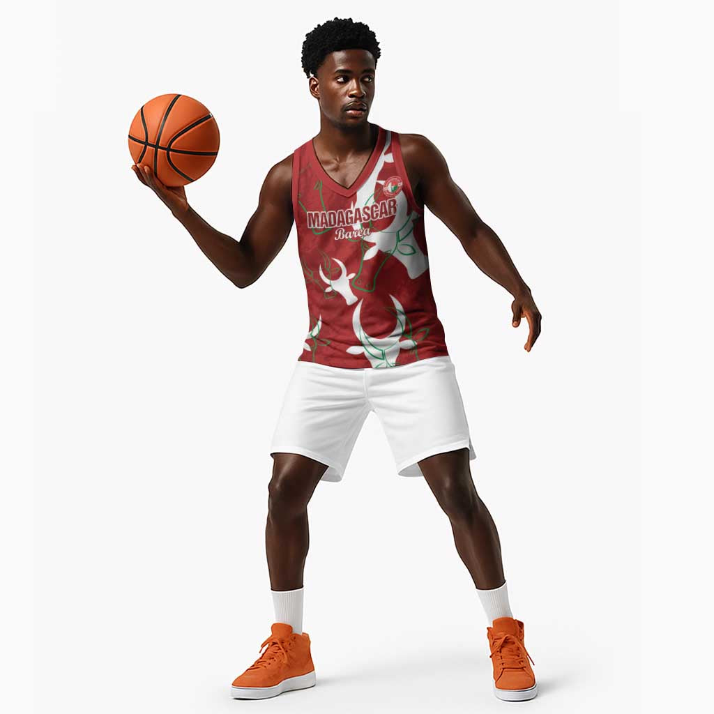 Custom Madagascar Football Basketball Jersey Allez Barea LT15