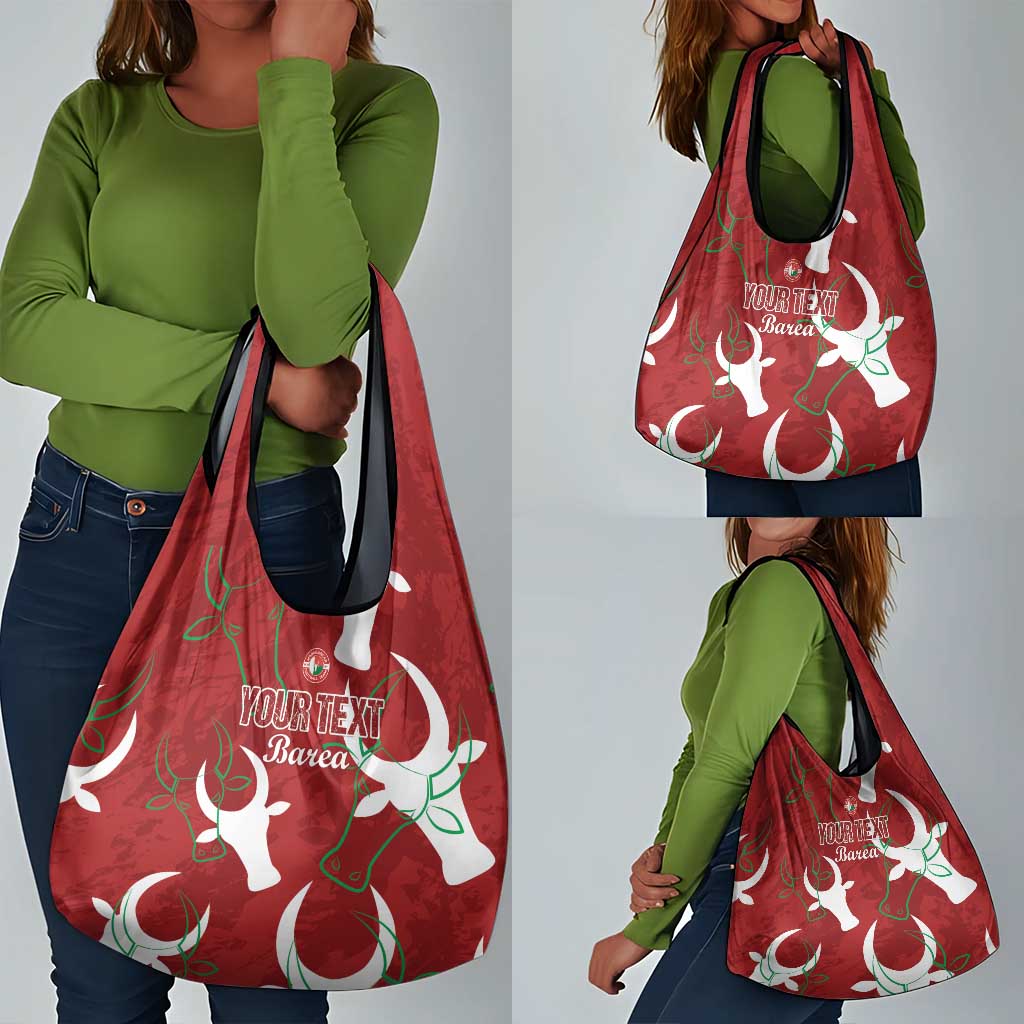 Custom Madagascar Football Grocery Bag Allez Barea