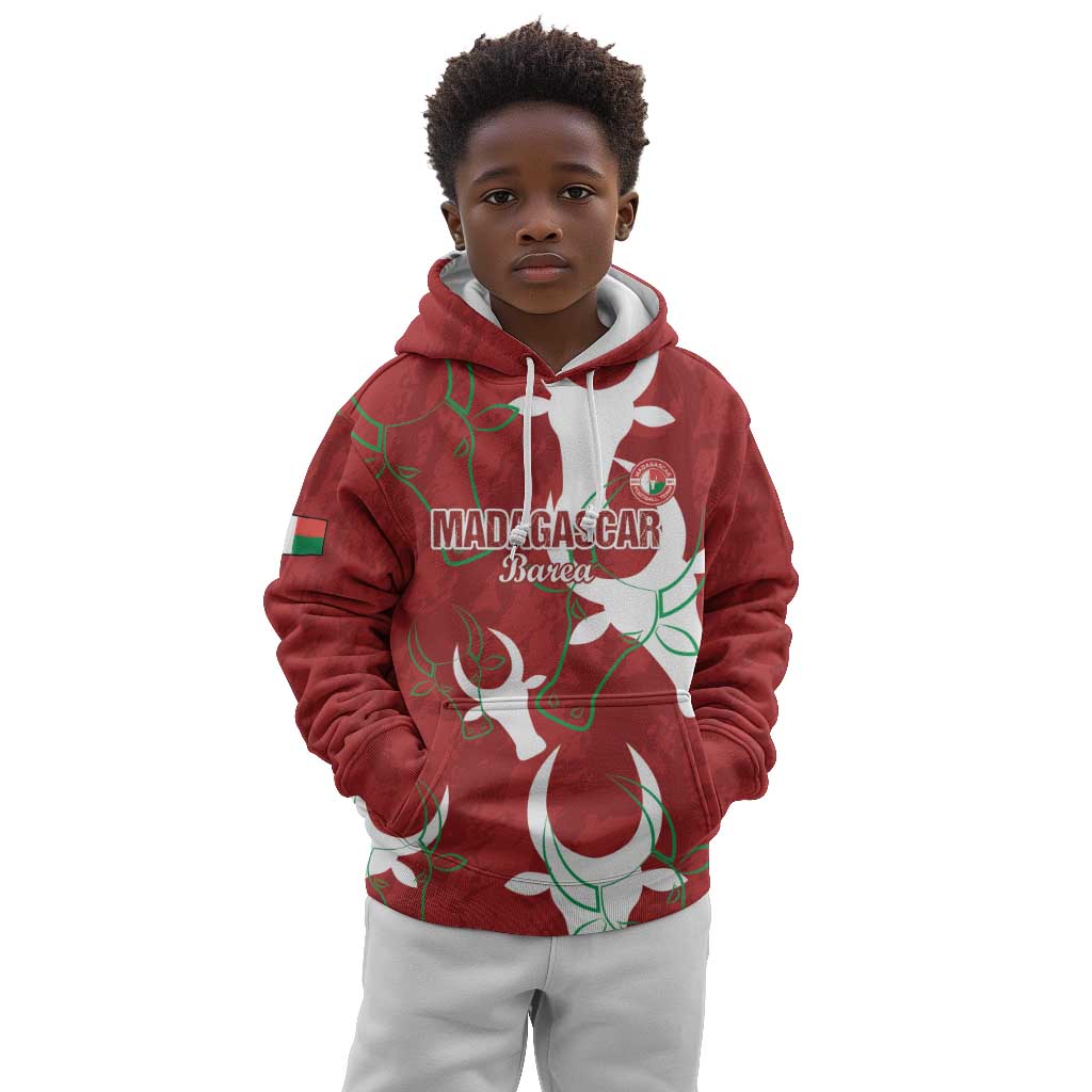 Custom Madagascar Football Kid Hoodie Allez Barea