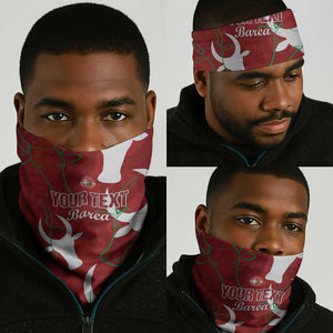 Custom Madagascar Football Neck Gaiter Allez Barea LT15