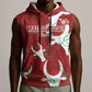 Custom Madagascar Football Sleeveless Hoodie Allez Barea - African Pride