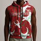 Custom Madagascar Football Sleeveless Zip Hoodie Allez Barea - African Pride