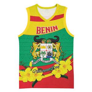 Personalized Happy Benin National Day Basketball Jersey Fraternite Justice Travail LT15