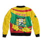 Personalized Happy Benin National Day Bomber Jacket Fraternite Justice Travail