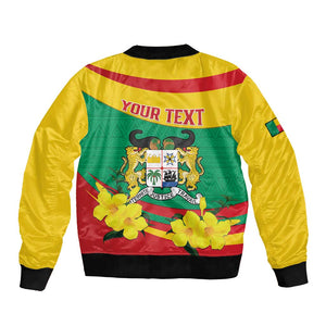 Personalized Happy Benin National Day Bomber Jacket Fraternite Justice Travail