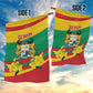 Happy Benin National Day Garden Flag Fraternite Justice Travail