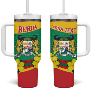 Personalized Happy Benin National Day Tumbler With Handle Fraternite Justice Travail