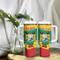 Personalized Happy Benin National Day Tumbler With Handle Fraternite Justice Travail