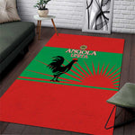 Angola Area Rug UNITA  Party Flag Style