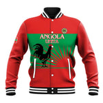 Personalized Angola Baseball Jacket UNITA  Party Flag Style