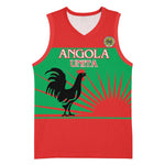 Personalized Angola Basketball Jersey UNITA Party Flag Style LT15