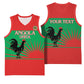 Personalized Angola Basketball Jersey UNITA Party Flag Style LT15