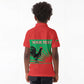 Personalized Angola Kid Polo Shirt UNITA  Party Flag Style