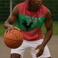 Personalized Angola Sleeveless Hoodie UNITA  Party Flag Style - African Pride