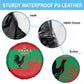Angola Spare Tire Cover UNITA  Party Flag Style