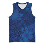 Afro Hibiscus Tropical Basketball Jersey ShweShwe African Pattern LT15