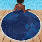 Afro Hibiscus Tropical Beach Blanket ShweShwe African Pattern - African Pride