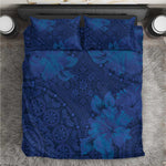 Afro Hibiscus Tropical Bedding Set ShweShwe African Pattern - African Pride