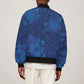Afro Hibiscus Tropical Bomber Jacket ShweShwe African Pattern - African Pride