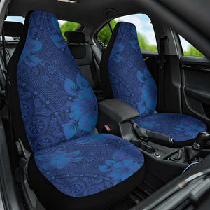 Afro Hibiscus Tropical Car Seat Cover ShweShwe African Pattern - African Pride