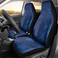 Afro Hibiscus Tropical Car Seat Cover ShweShwe African Pattern - African Pride