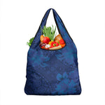 Afro Hibiscus Tropical Grocery Bag ShweShwe African Pattern - African Pride