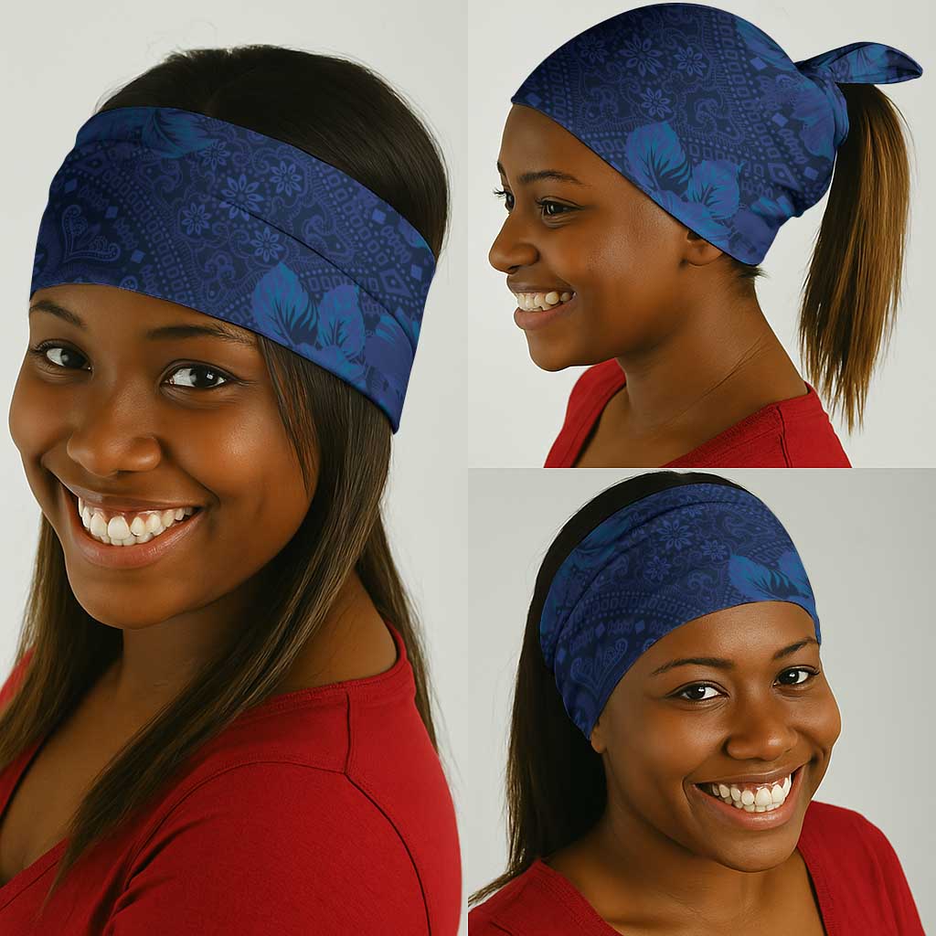 Afro Hibiscus Tropical Neck Gaiter ShweShwe African Pattern LT15